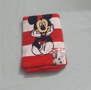 Disney Red, White and Black Mickey Mouse Towel